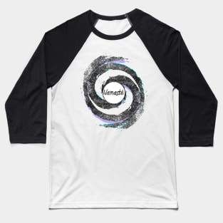 Namaste Yoga Yin Yang Symbol Shirt Baseball T-Shirt